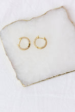 Load image into Gallery viewer, 18K Gold Plated Golden Madeleine Earrings
