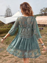 Load image into Gallery viewer, Loose Lace Beach Vacation Bikini Cover-Up Dress
