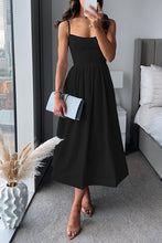 Load image into Gallery viewer, Spaghetti Strap Waisted A-line Midi Dress(4 Colors Available!)
