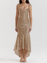 Load image into Gallery viewer, Blue bell floral maxi dress
