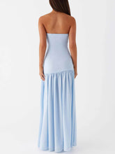 Load image into Gallery viewer, Exquisite Backless Pleats Strapless Maxi Dress
