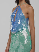 Load image into Gallery viewer, Kiki Backless Sequined Mini Dress
